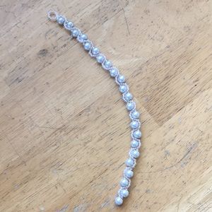 Handmade plastic bead bracelet